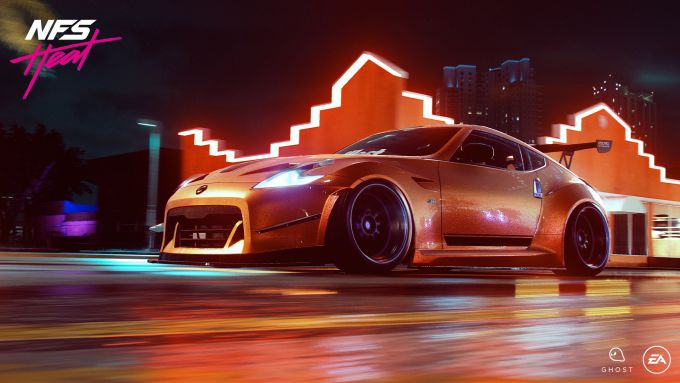 Ghost Games en Electronic Arts Inc. (NASDAQ: EA) Need for Speed Heat PlayStation 4, Xbox One en Origin voor PC. Need for Speed Heat Palm City