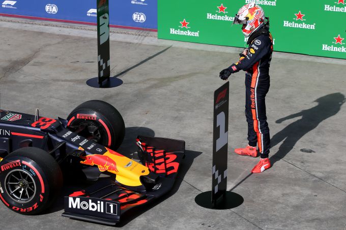 Max Verstappen nr1 GP Brazilie Red Bull F1