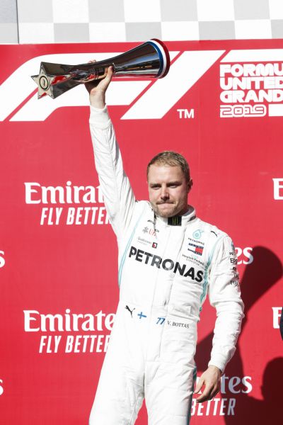 Valtteri Bottas winner GP United States 2019 Mercedes F1