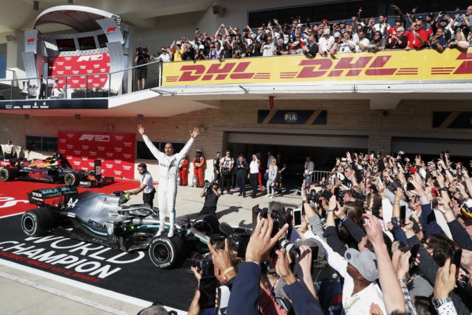 2019 World Champion Formula 1 Lewis Hamilton