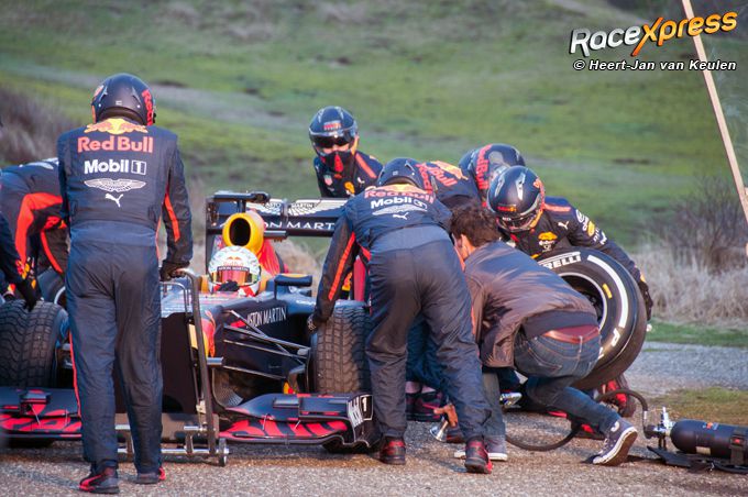  De 'making off' van een Red Bull Max Verstappen reclame op Zandvoort
