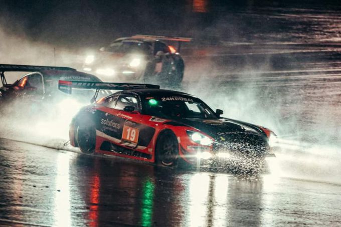 24H Dubai MP Motorsport Mercedes heavy rain