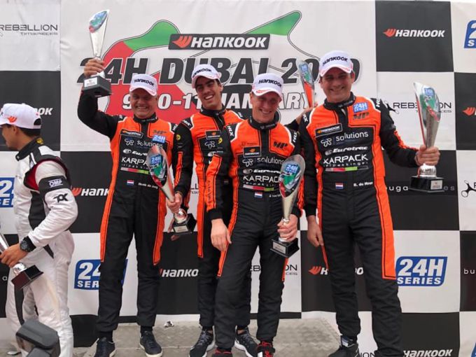 24H Dubai MP Motorsport podium