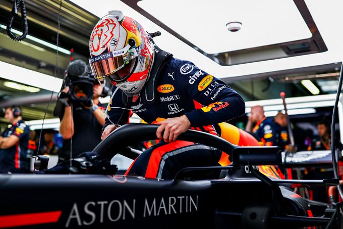 Max Verstappen Red Bull Racing F1 cockpit