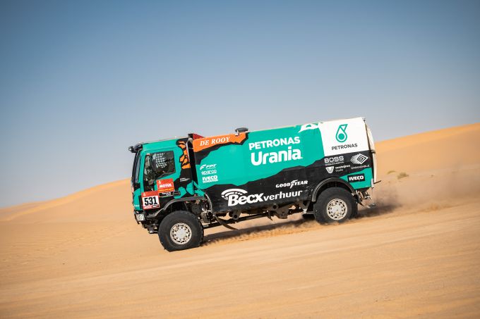 Michiel Becx snelle assistentie van Dakar Team de Rooy
