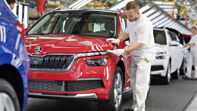 Productierecord voor Tsjechische fabrieken van KODA met 910.000 auto's