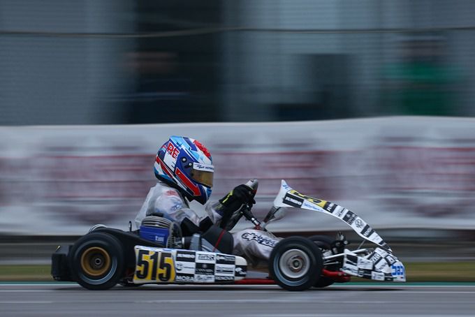 Rene Lammers WSK Champions Cup nummer 515 full speed