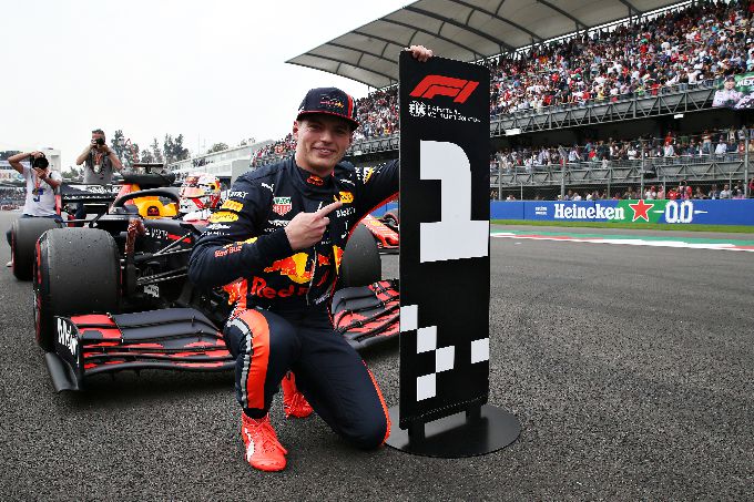 Max Verstappen Nr1pole postion Red Bull F1