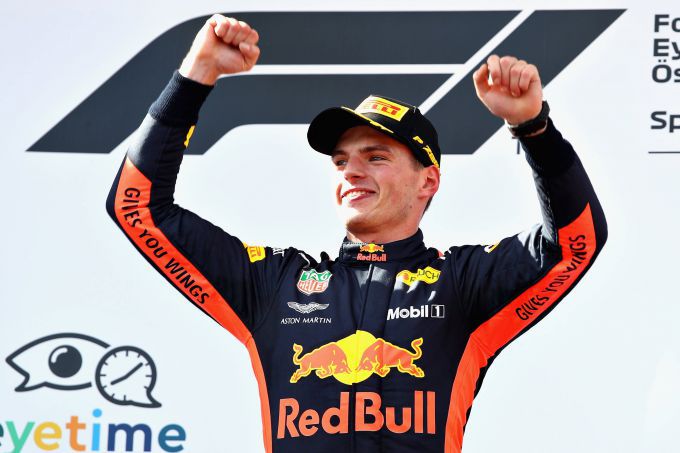 Max Verstappen winaar Red Bull F1