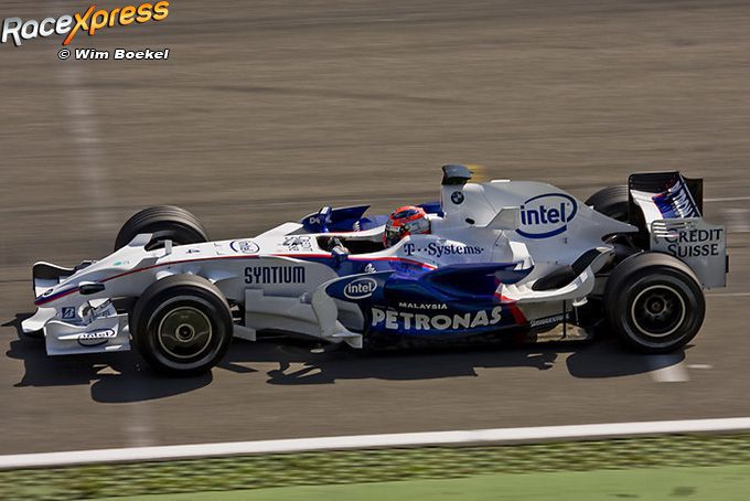 Robert Kubica voor BMW F1