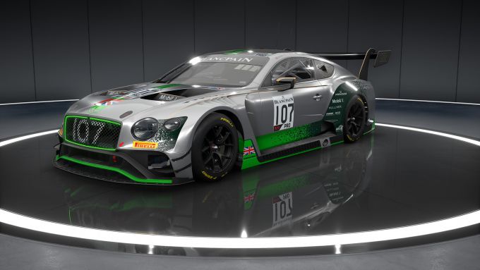 Bentley_Continental_GT3_eRace zilver groen Monza 2019