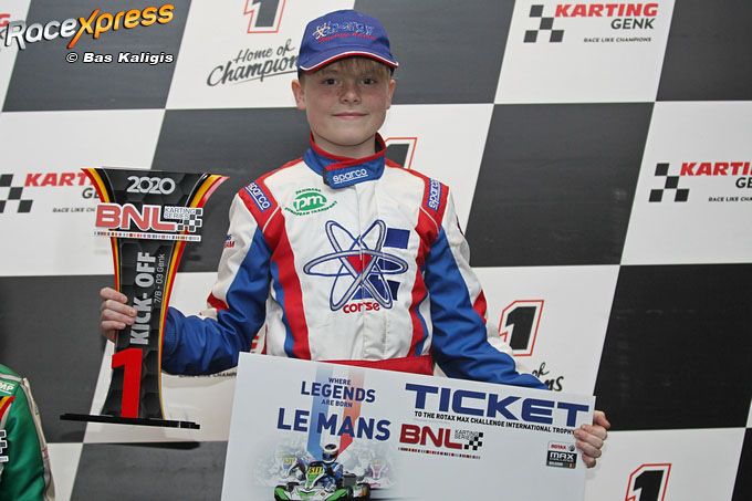 Mitchell wint BNL kick off en ticket voor international Finals Le Mans