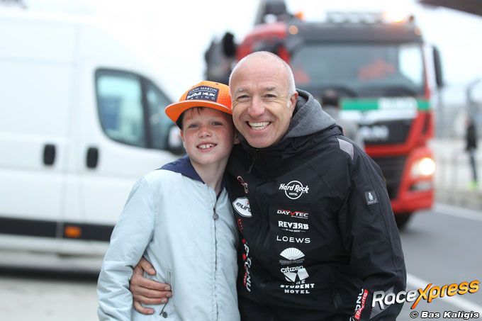 Tom Coronel en zoon Rocco op Circuit Zandvoort