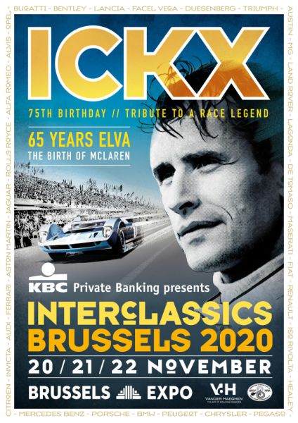 mister Le Mans InterClassics Brussels gaat door en viert 75ste verjaardag Jacky Ickx groots