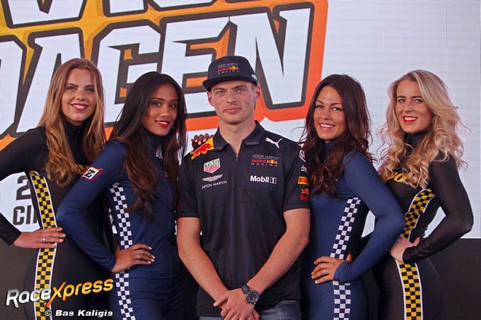 Max Verstappen babes Jumbo en Circuit Zandvoort