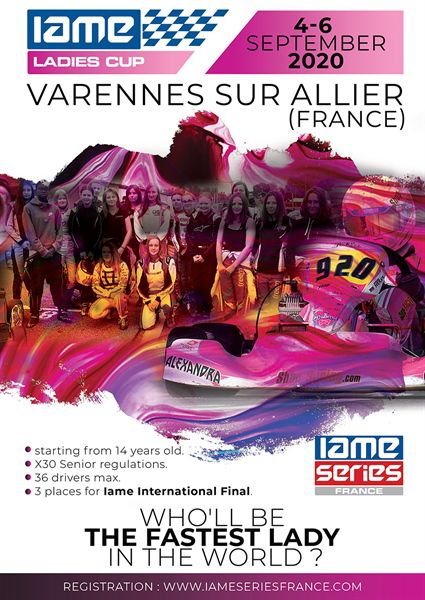 Ladies Cup 2020: 4-6 september in Varennes sur Allier 