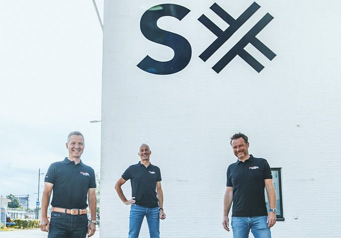 Formula-Eindhoven bestuursleden Peter-Paul Laumans, Berry van Nes en Ed Winters