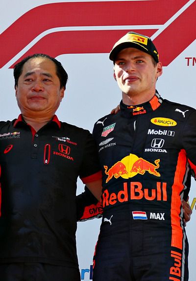 Honda F1-directeur Toyoharu Tanabe Max Verstappen
