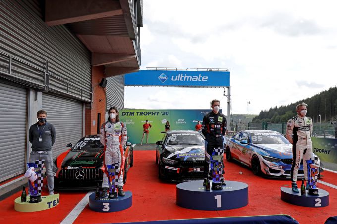 DTM Trophy Spa Race 2 podium