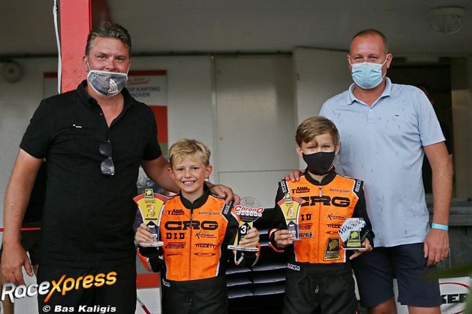 Karttalentjes Tom Papenburg en Mick van den Bergh in de prijzen