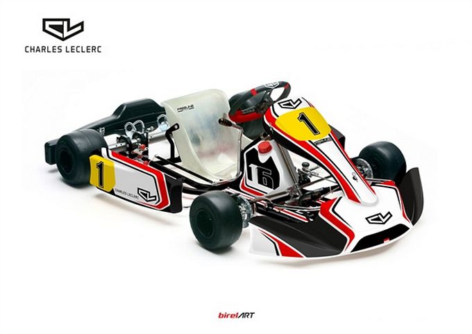 Charles Leclerc kart chassis