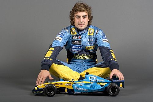 Fernando Alonso reed in het verleden al met succes in de F1 met Renault