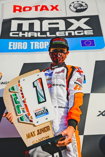 Ka Rillaerts Europees kampioen Rotax Max in Junioren-klasse