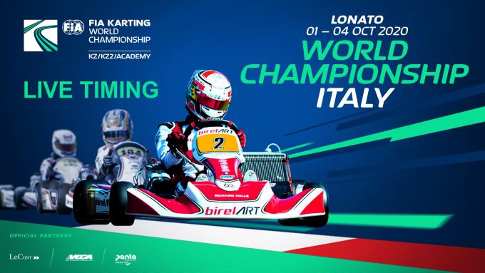 Livetiming: FIA Karting World Championship KZ, KZ2 en Academy Trophy in Lonato