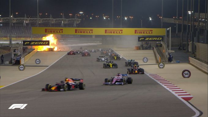 Romain Grosjean Haas F1 Grand Prix Bahrein
