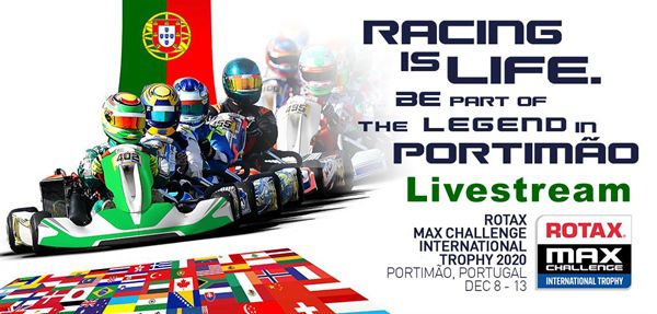 LIVESTREAM: 2020 Rotax MAX Challenge International Trophy Portimo, Kartdromo Internacional do Algarve