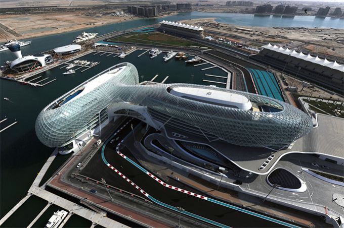 Yas Marina F1 Circuit in Abu Dhabi