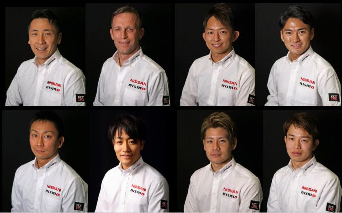 LINE-UP: Nissan Motorsports International Co (NISMO) voor het Japanse Super GT