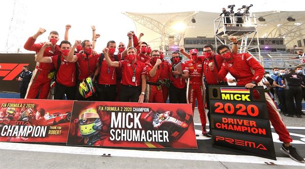 Mick Schumacher Prema F2 Champion