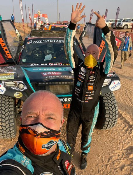 Tim en Tom Coronel de Beast Dakar Rally 2021