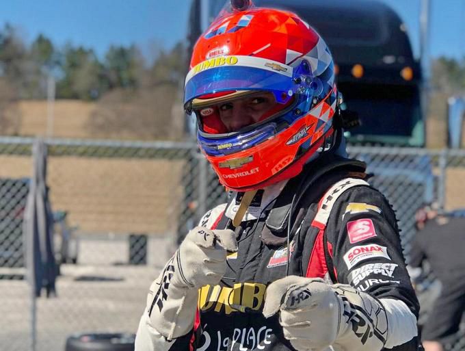 Rinus VeeKay van Kalmthout IndyCar-test 2021 Ed Carpenter Racing-team