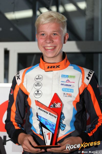 Jenson de Leeuw Nederlands kampioen karting