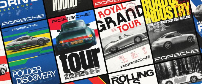 Porsche-rijders (her)ontdekken Nederland: de Porsche Tour of Legends 2