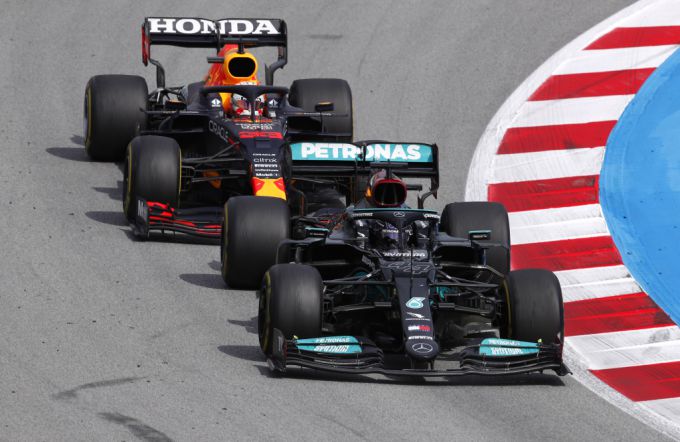 Lewis versus Max F1 GP Spanje 2021