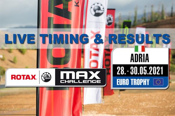 Livetiming Rotax MAX Challenge Euro Trophy Race 2 in Adria