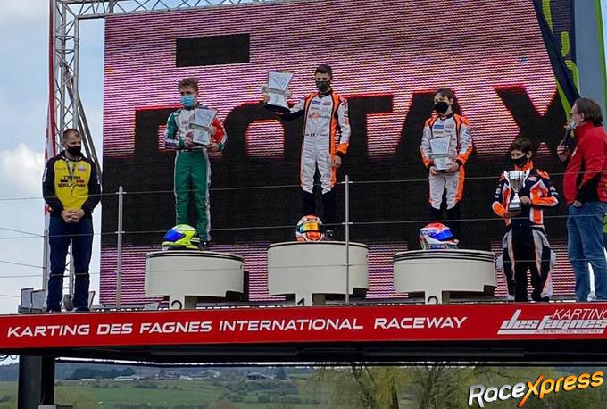 Kaï Rillaerts podium Mariembourg