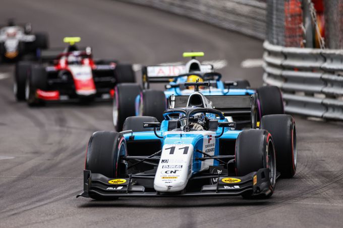 Richard Verschoor ook in Monaco weer twee keer in de punten van het FIA F2-kampioenschap