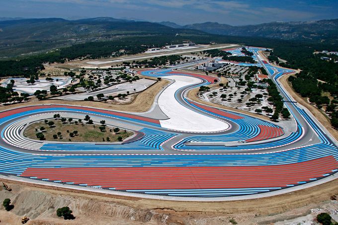 F1 circuit Paul Ricard in Le Castellet