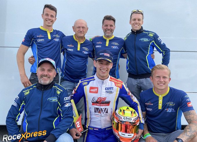 Daems Racing Rivaldo van de Westelaken knalt naar podium op Spa Francorchamp