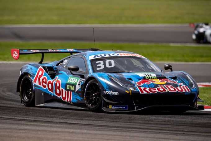 DTM Lausitzring 2021 tweede_plaats_Liam_Lawson_NZL_Red_Bull-Ferrari_AF_Corse