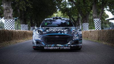 Ford en M-Sport tonen nieuw Puma Rally1 WRC-prototype; Hybride prestaties onthuld op Goodwood