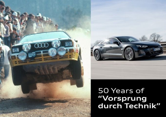 Audi’s merkslogan ‘Voorsprong door Techniek’ wordt 50 - 1