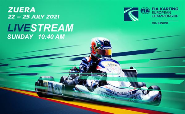 live streaming FIA Karting European championship