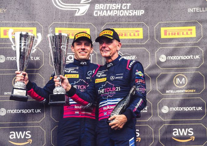 British GT Yelmer Buurman win Snetterton 2 podium