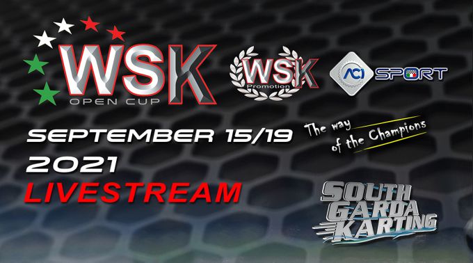 LIVESTREAM LIVE-TIMING WSK Open Cup in Lonato