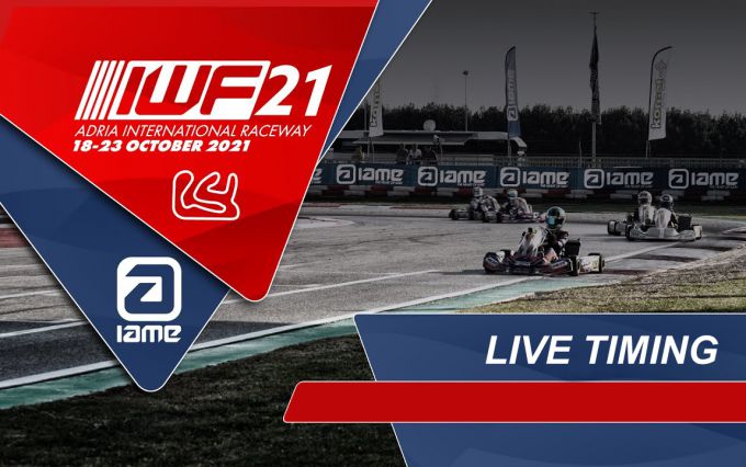 Live timing 2021 IAME International Final op Adria International Raceway